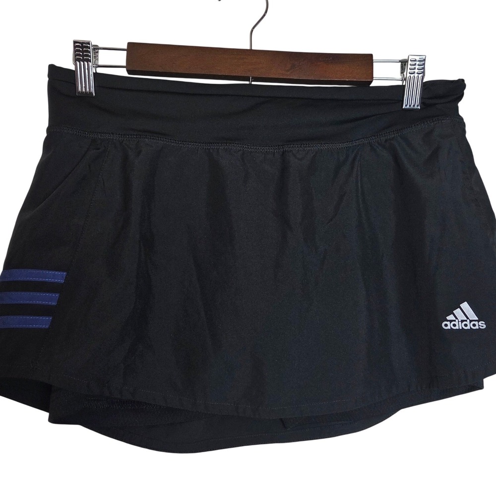 Adidas Tennis Skort Black Athletic Built In Shorts Climalite‎ Running Golf 6"